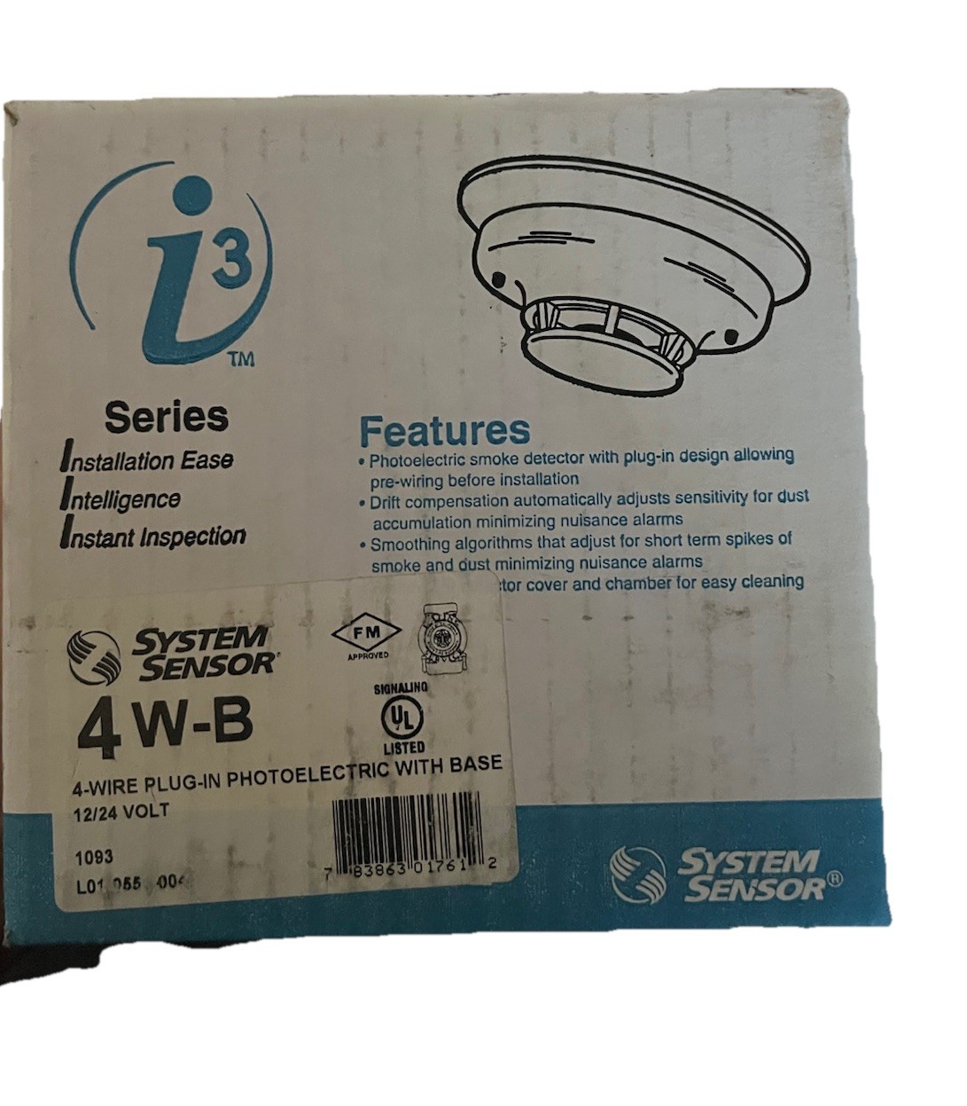 System Sensor 4W-B Smoke Detector 4-Wire - Same Day Shipping (SEALED)
