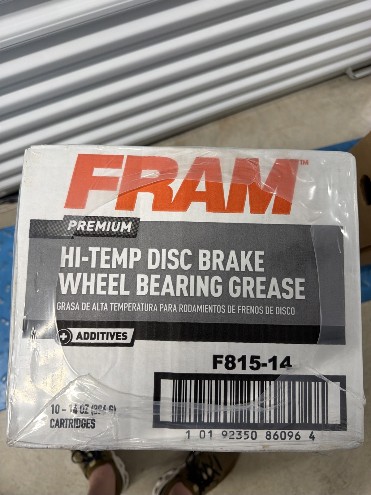 (case Of 10) Fram F815-14 Hi Temp Disc Brake Wheel Bearing Grease 14 Oz Tubes