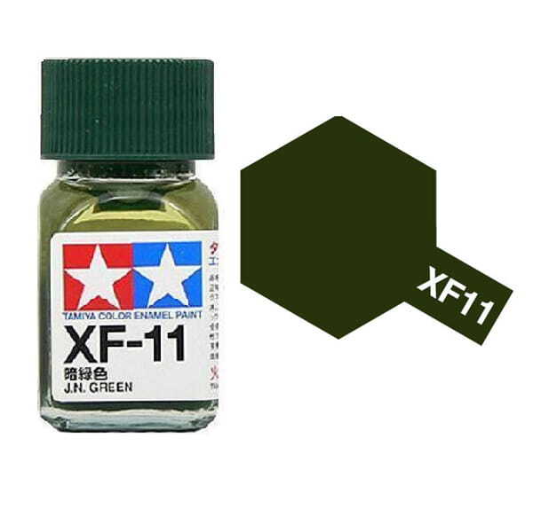 TAMIYA ENAMEL PAINT 80311 XF-11 J.N. GREEN 10ml