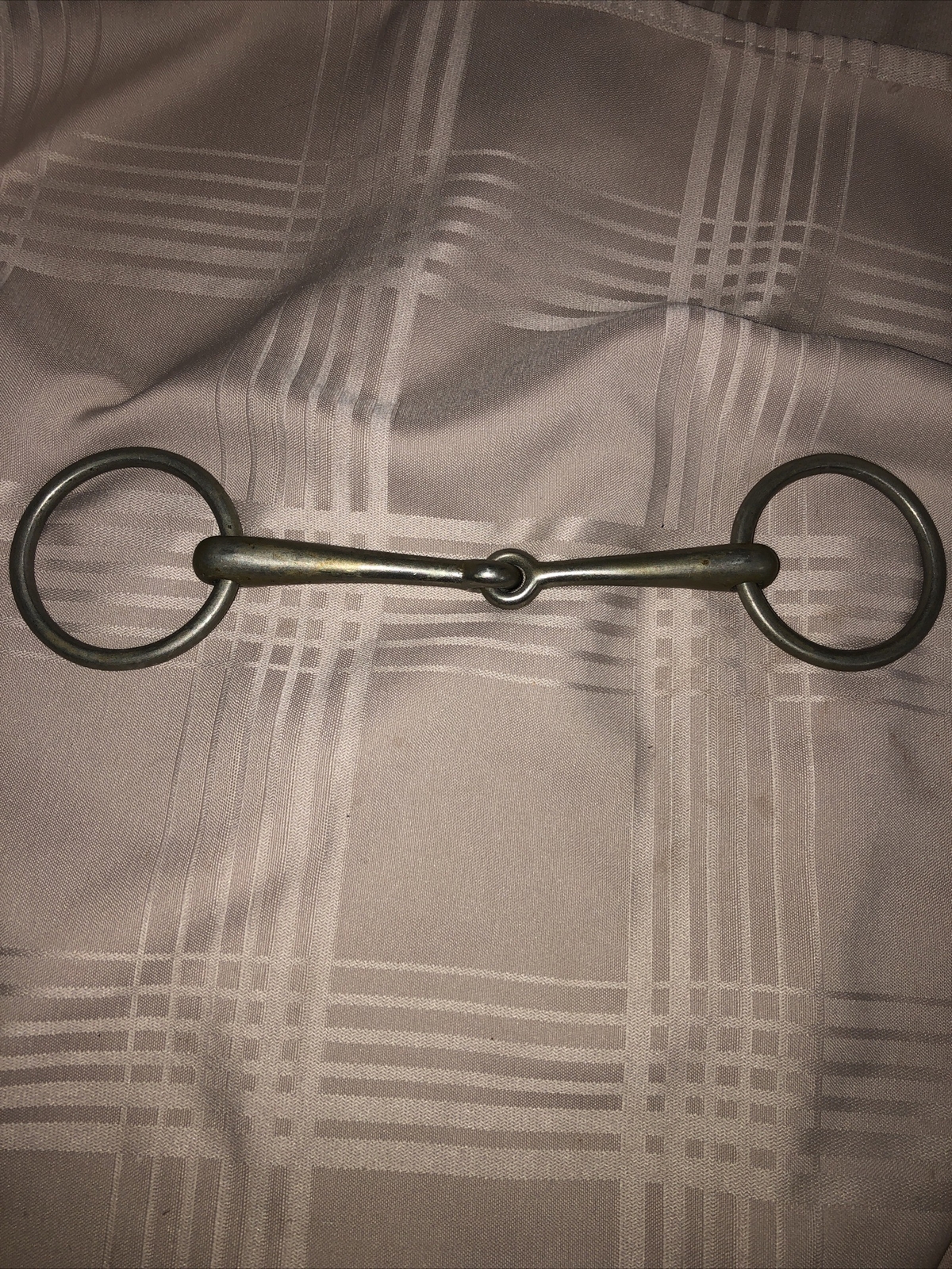 6” Steel Silver Star Snaffle Loose Ring 2.5”
