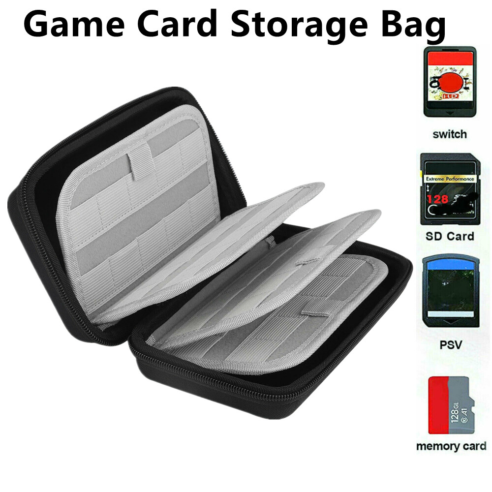 80-Slot Game Cartridge SD Card Holder Bag Storage Case for Nintendo Switch NS