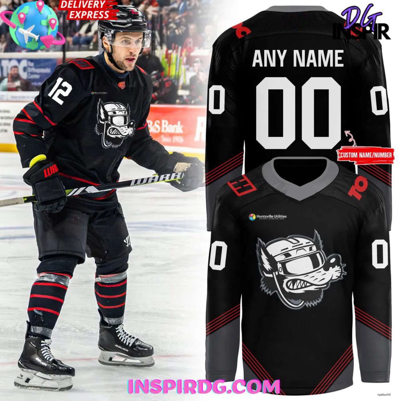 Personalized Huntsville Havoc Special Hockey Shirt Unisex Fit Men's Fan Gear