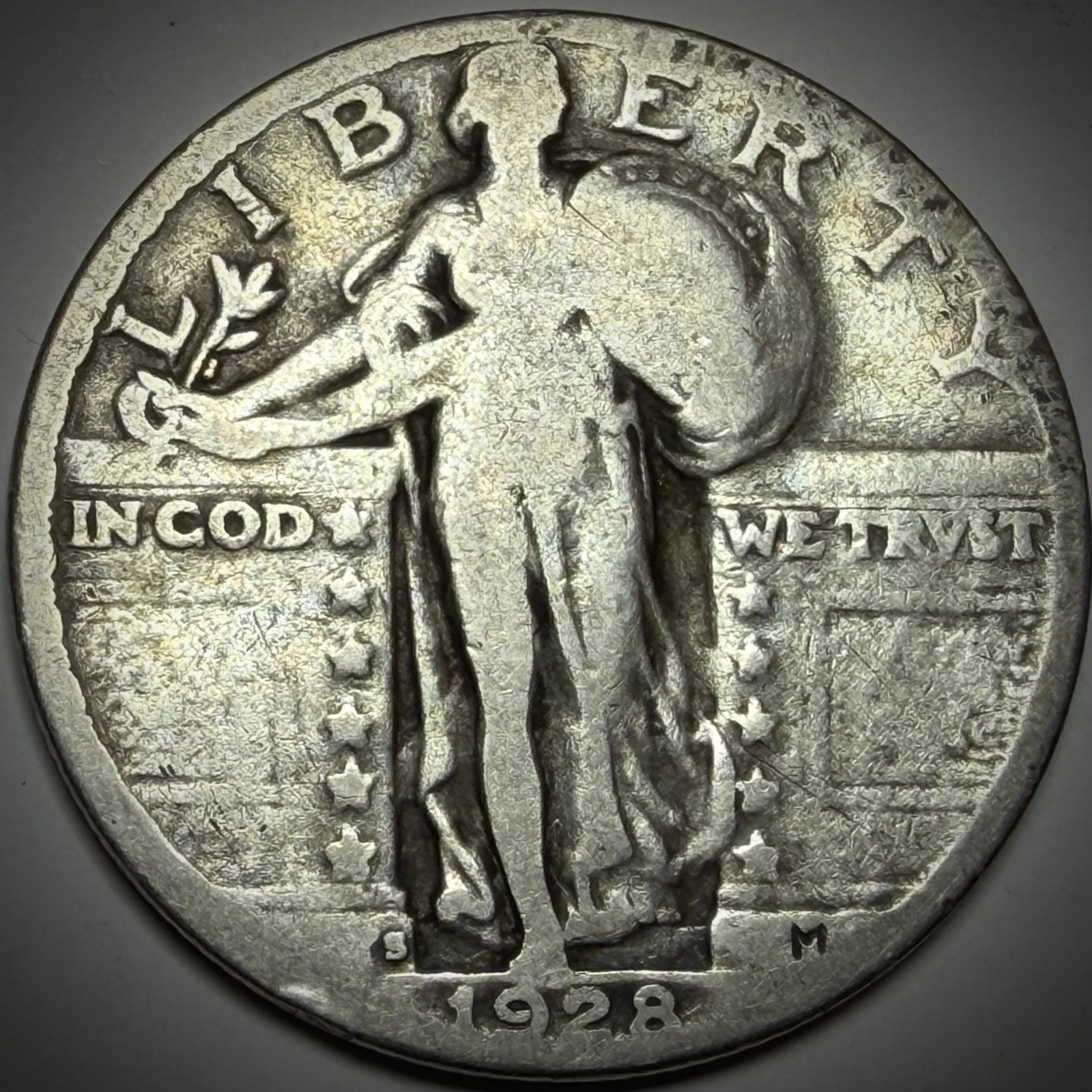 1928-S Standing Liberty Quarter - 25 Cent Silver Coin - Key Date