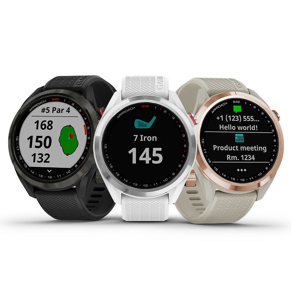 Garmin Approach S42 Preloaded Golf RangeFinder GPS Watch 2021 - Choose Color