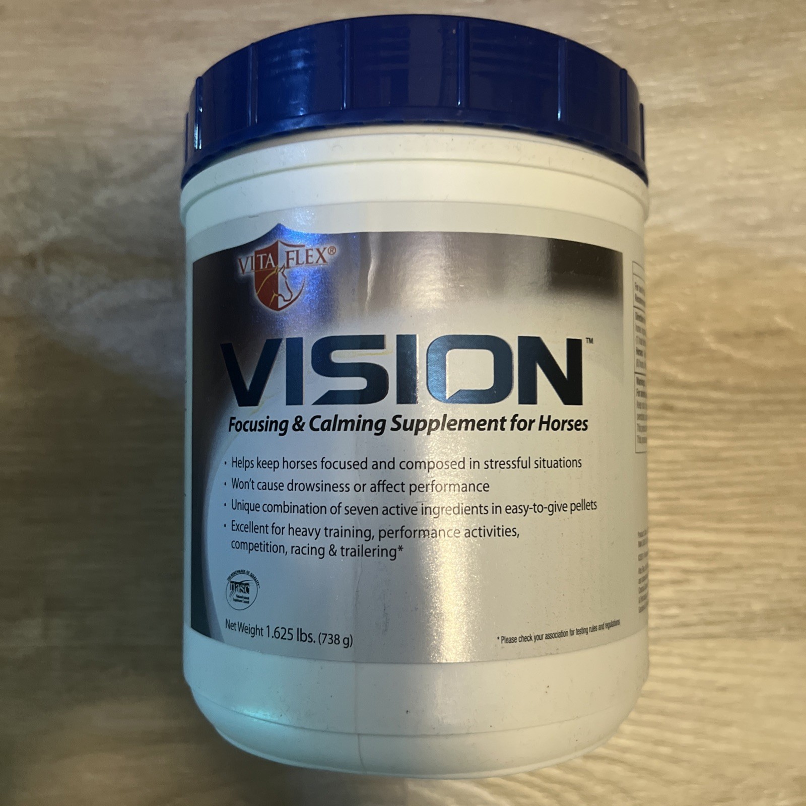 Vita Flex Vision Focusing & Calming Horse Supplement Pellets 1.625lbs.