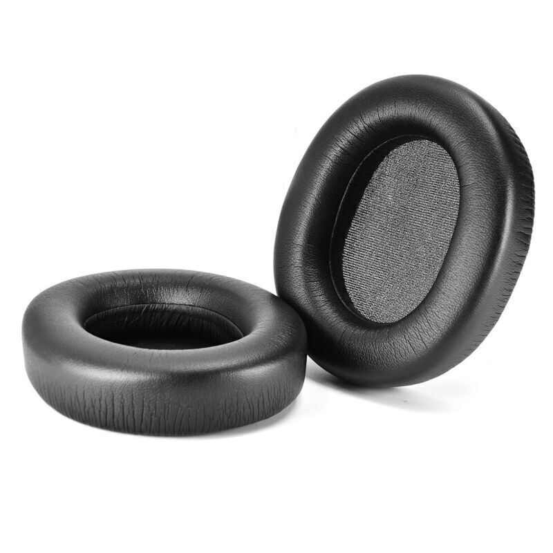 For AKG K371 Headphones Replacement Earpads Black Protein Leather Earmuffs Cover