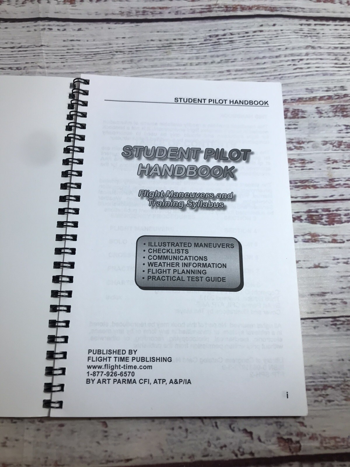 Student Pilot Handbook: Flight Maneuvers & Training Syllabus Art Parma FTP-SPH-3