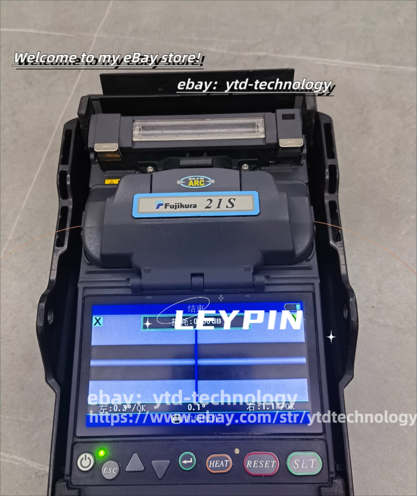 1PCS Fujikura 21s Arc Fusion Splicer##ytd