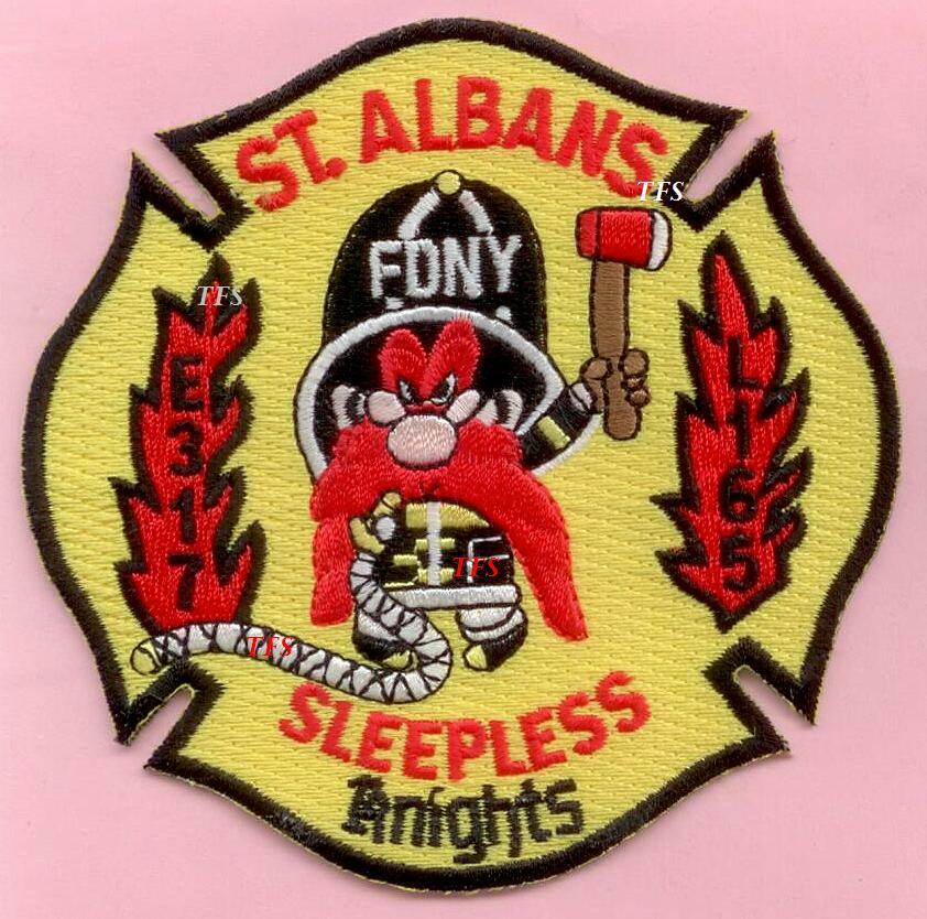 New York City Fire Dept Engine 317 Ladder 165 Patch