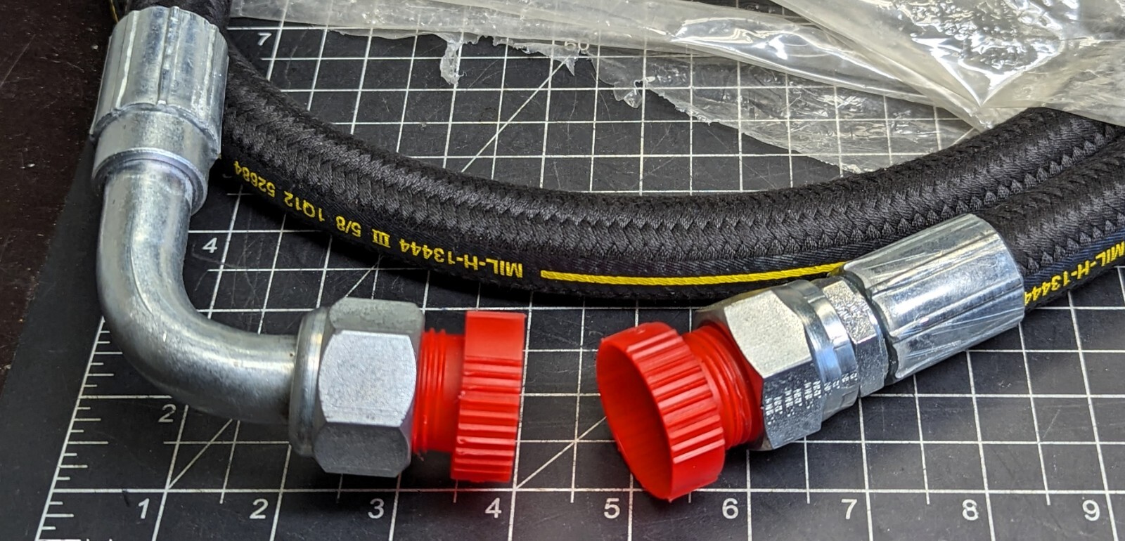 73” 5/8” 3 Braid Transportation Hose #12 Swivel Female Fittings [BB41]