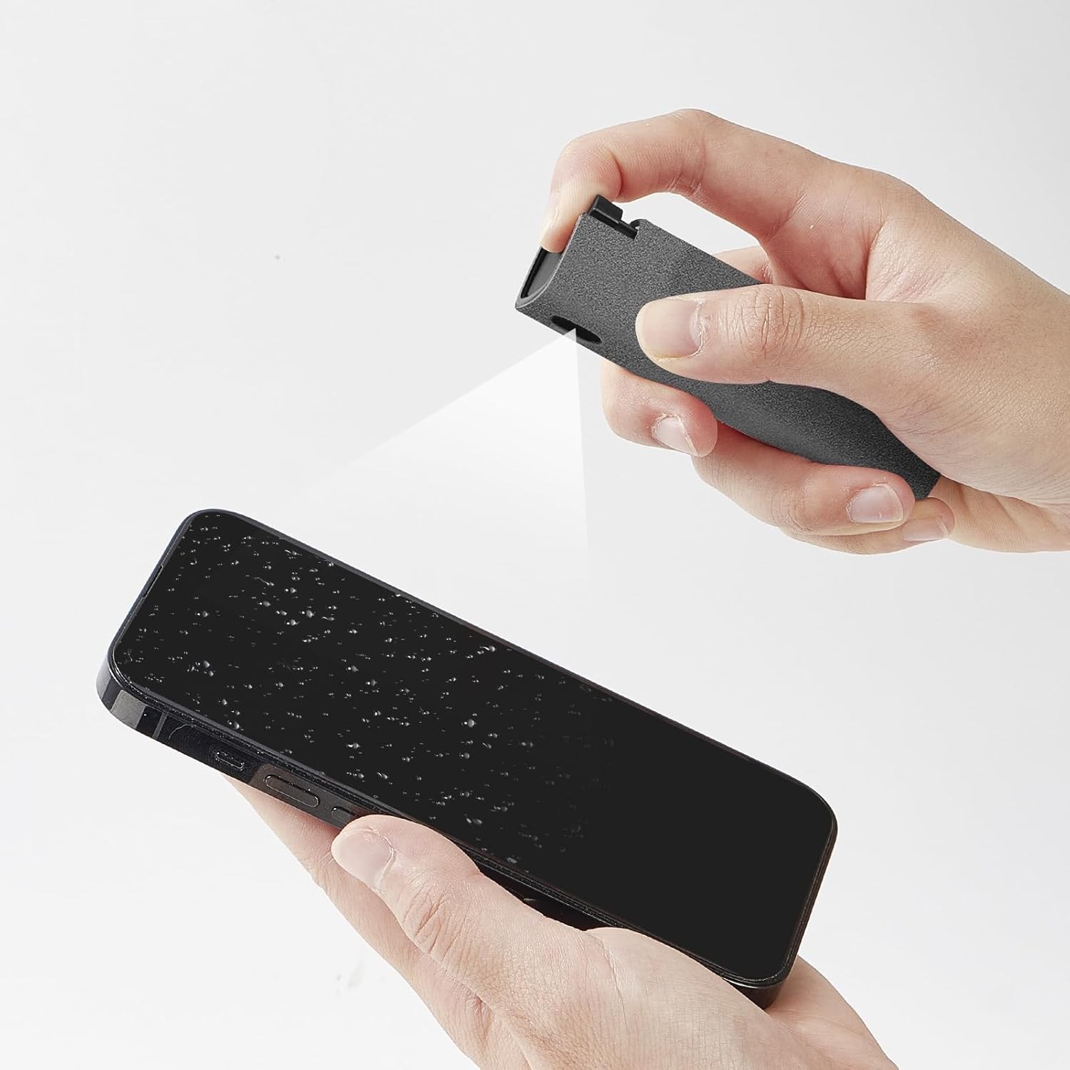 touchscreen spray and microfiber screen cleaning tool