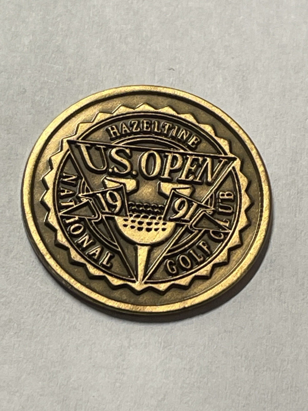 1991 U.S. Open Championship 1" Coin Golf Marker - Hazeltine National Golf Club