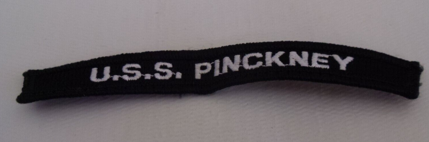 US Navy USS Pinckney DDG-91 UIM Rocker Patch