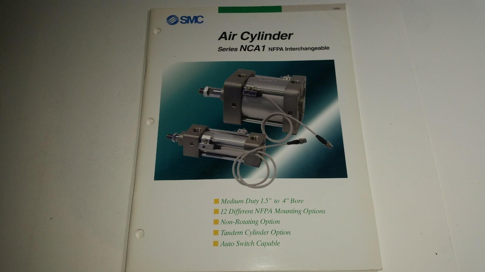 SMC Air cylinder series NCA1 NFPA Interchangeable catalog #2005