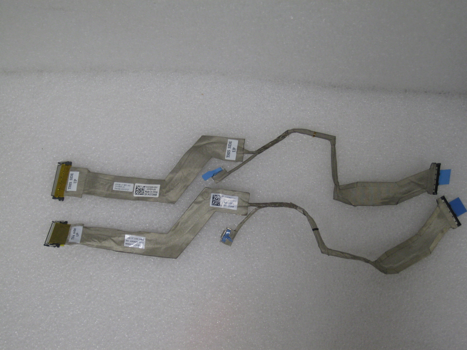 Dell OEM Latitude E5500 CCFL LCD Flex Ribbon Cable 72W6R (LOT OF 2)