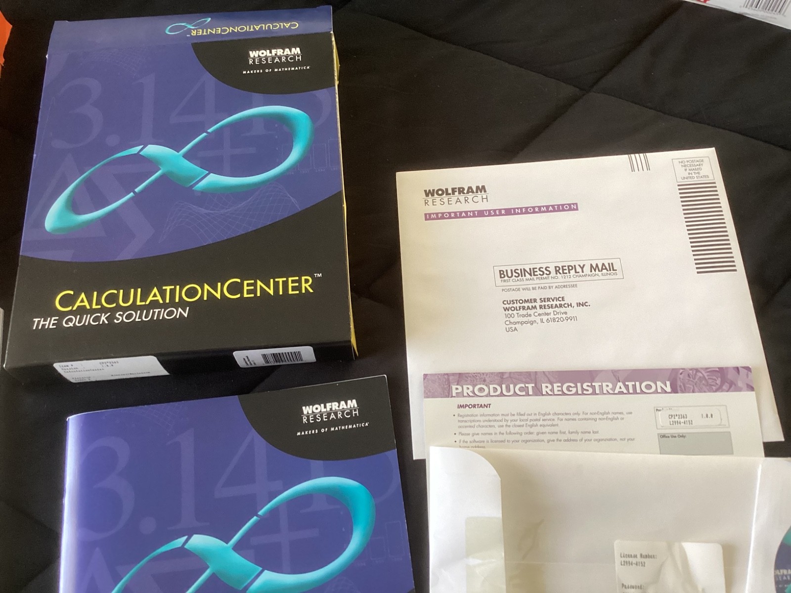 Lot of 4 CD-Rom Math Educational Software, Calculus,CleanSweep,Wolfram