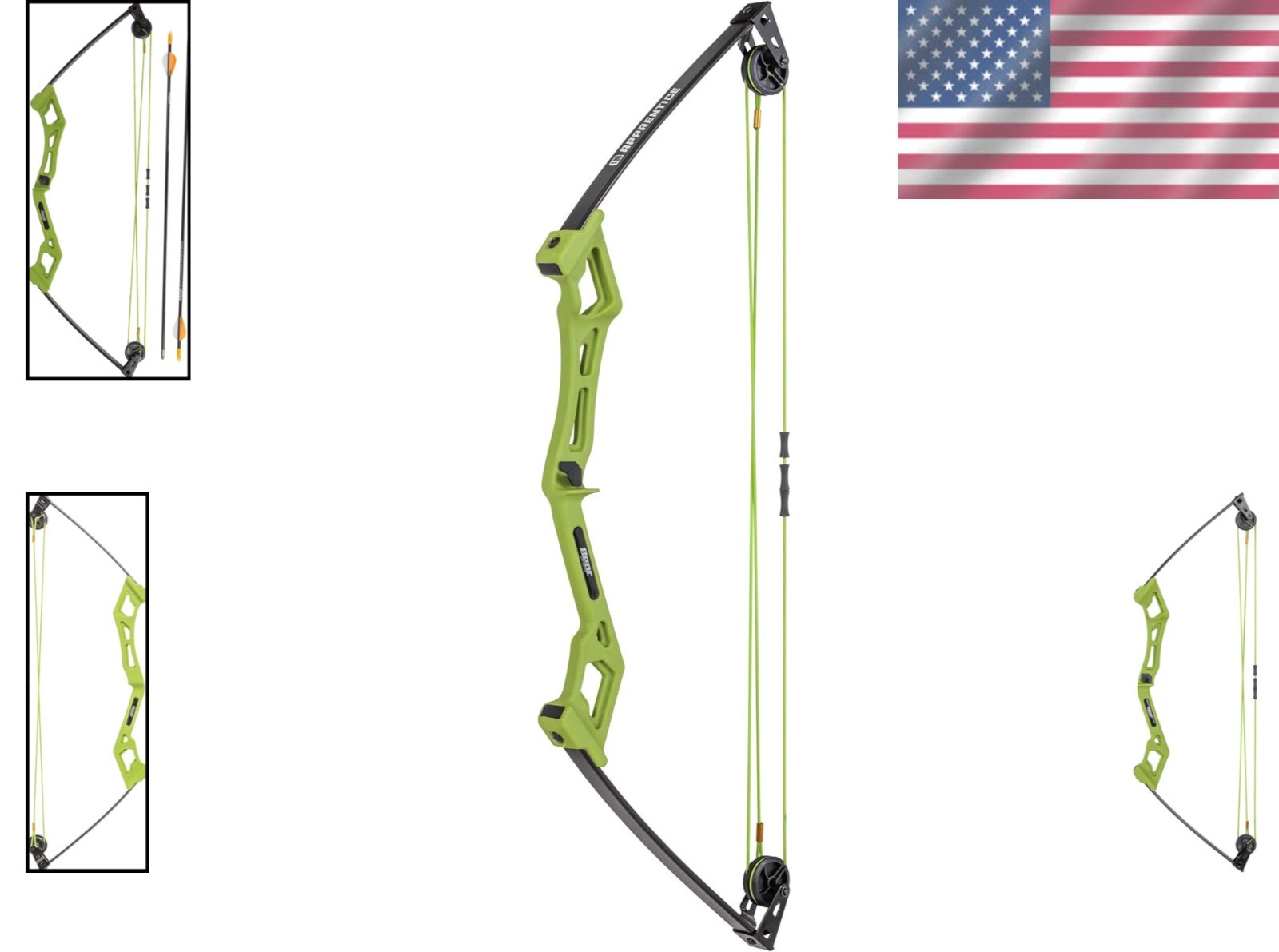 Beginner-Friendly Apprentice Archery Set: 24-inch Draw Length for Young Archers