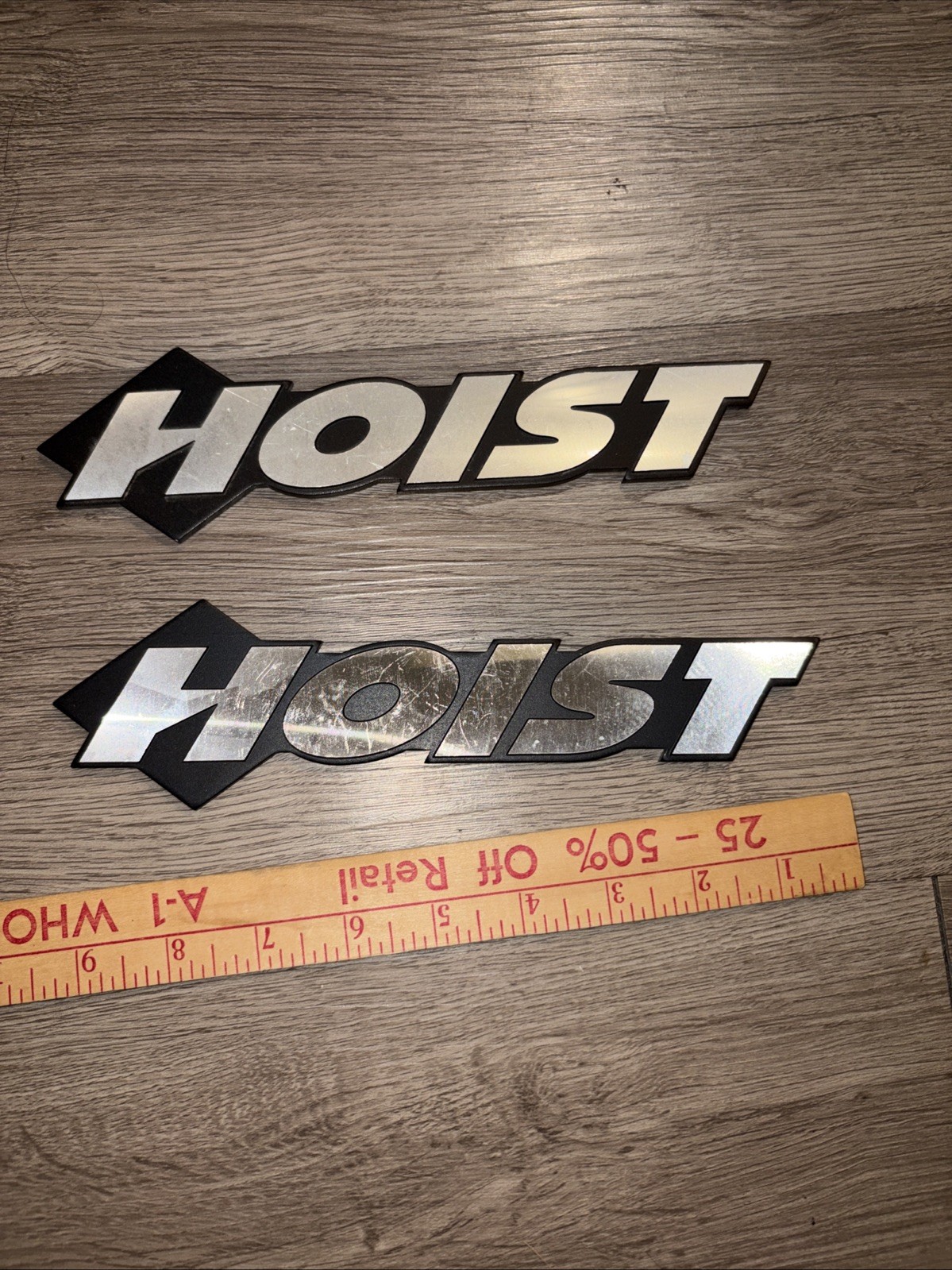 2 replacement decals or badges for Hoist Fitness strength equipment edw55