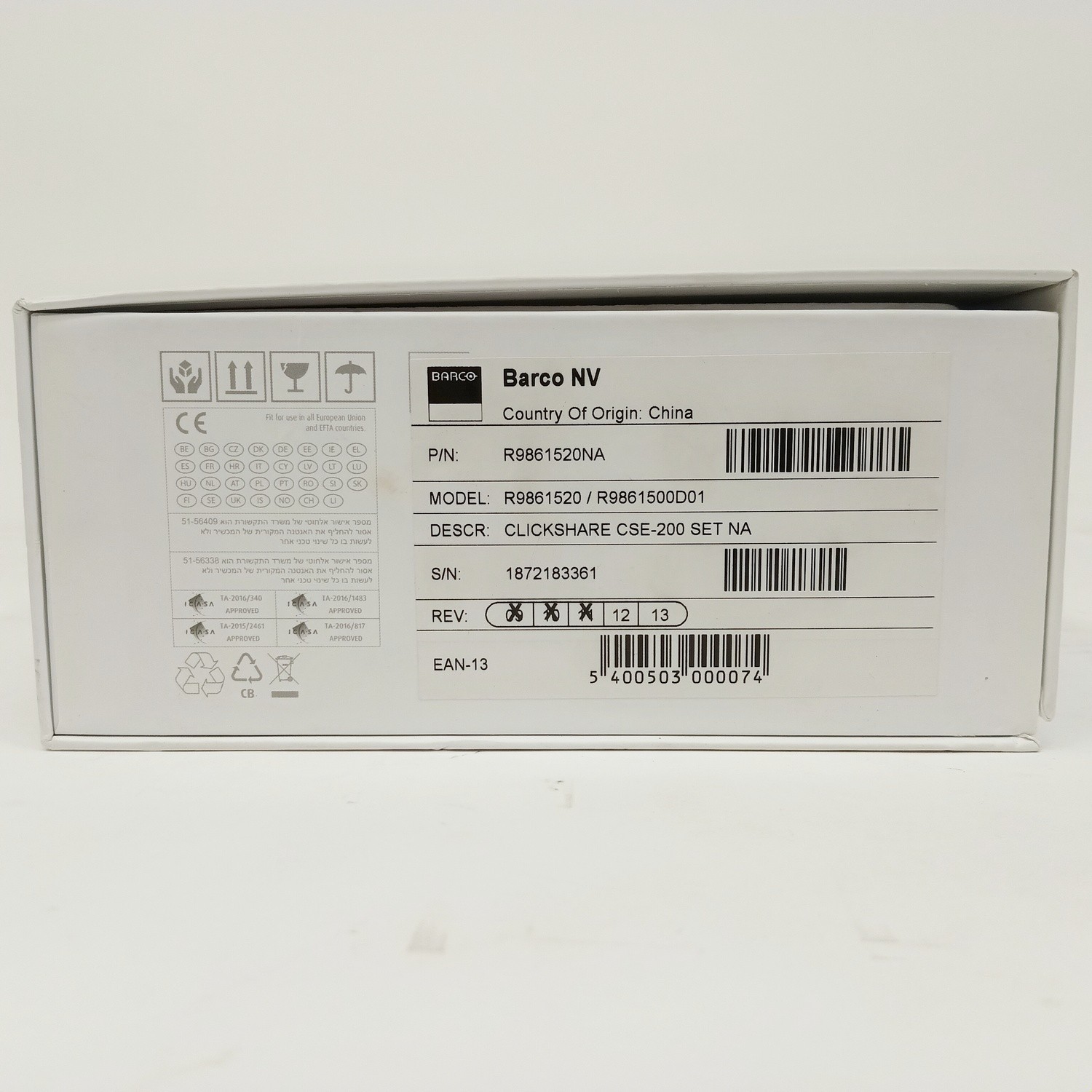 Barco Clickshare CSE-200 NA - R9861520NA
