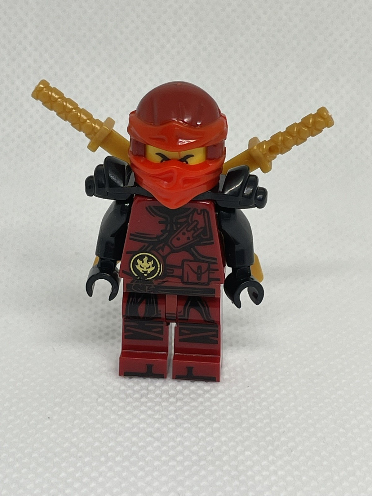Ninjago Kai with Custom Lego Minifigure Gold Swords Red Ninja READ DESCRIPTION
