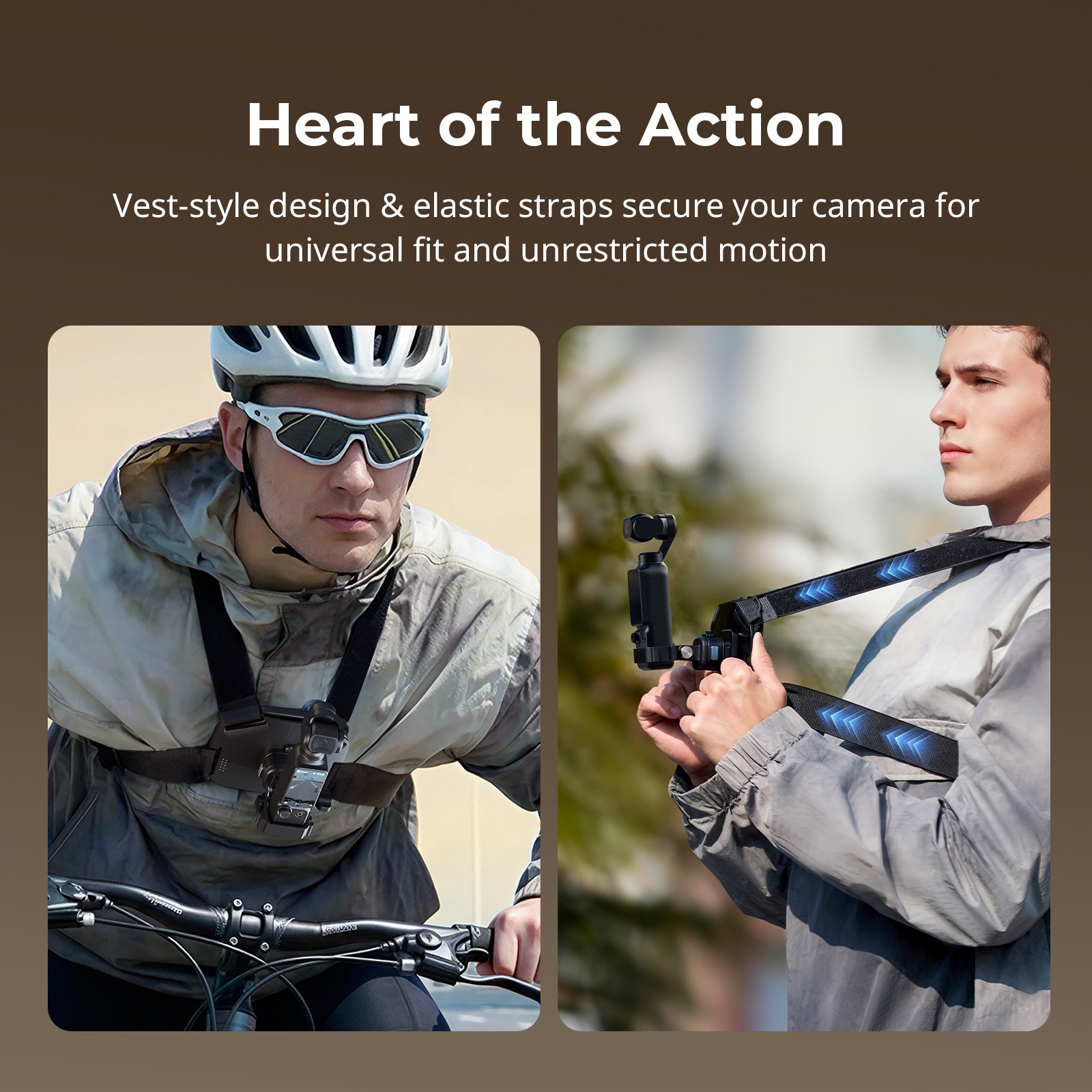 SmallRig Action Camera Chest Mount for DJI Osmo Pocket 3 / 4 Camera - 6050