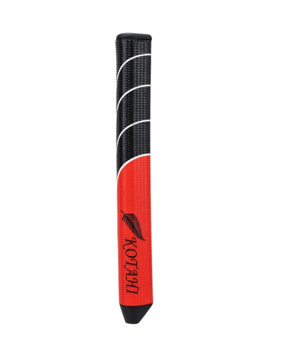 Kotahi BJM Putter Grip Standard Palms Up Split Hand Putting System Black Red