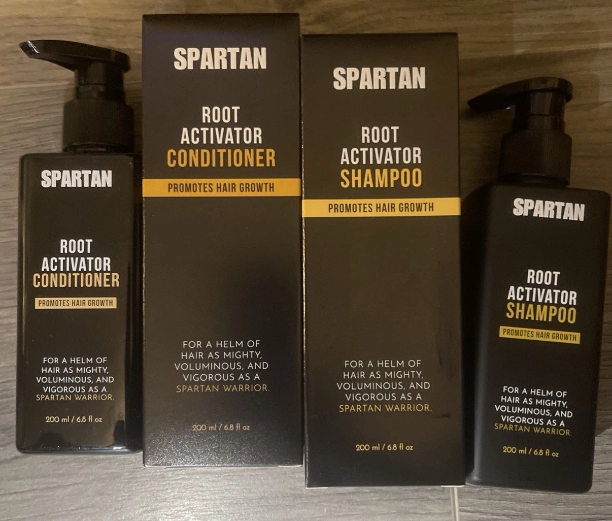 SPARTAN Root Activator Shampoo And Conditioner Set 6.8 Oz/ea NEW Sealed