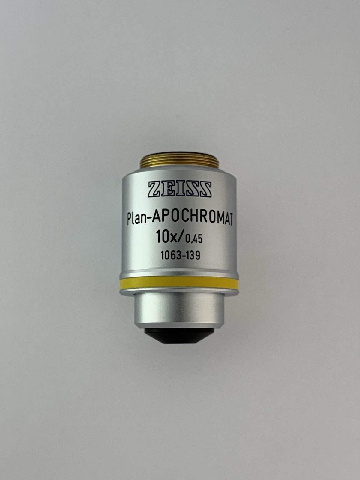 Zeiss Plan-Apochromat 10x/0.45 ∞/0.17 Microscope Objective Lens RMS