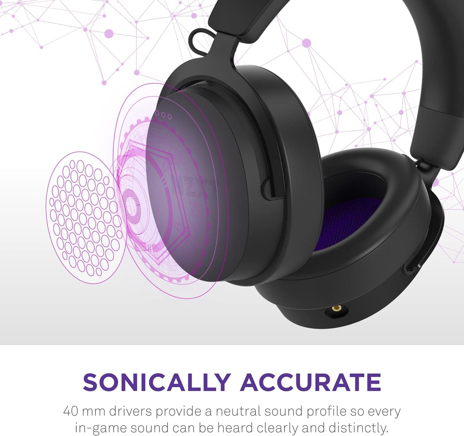 NZXT Relay Wired PC Gaming Headset AP-WCB40-B2 Black
