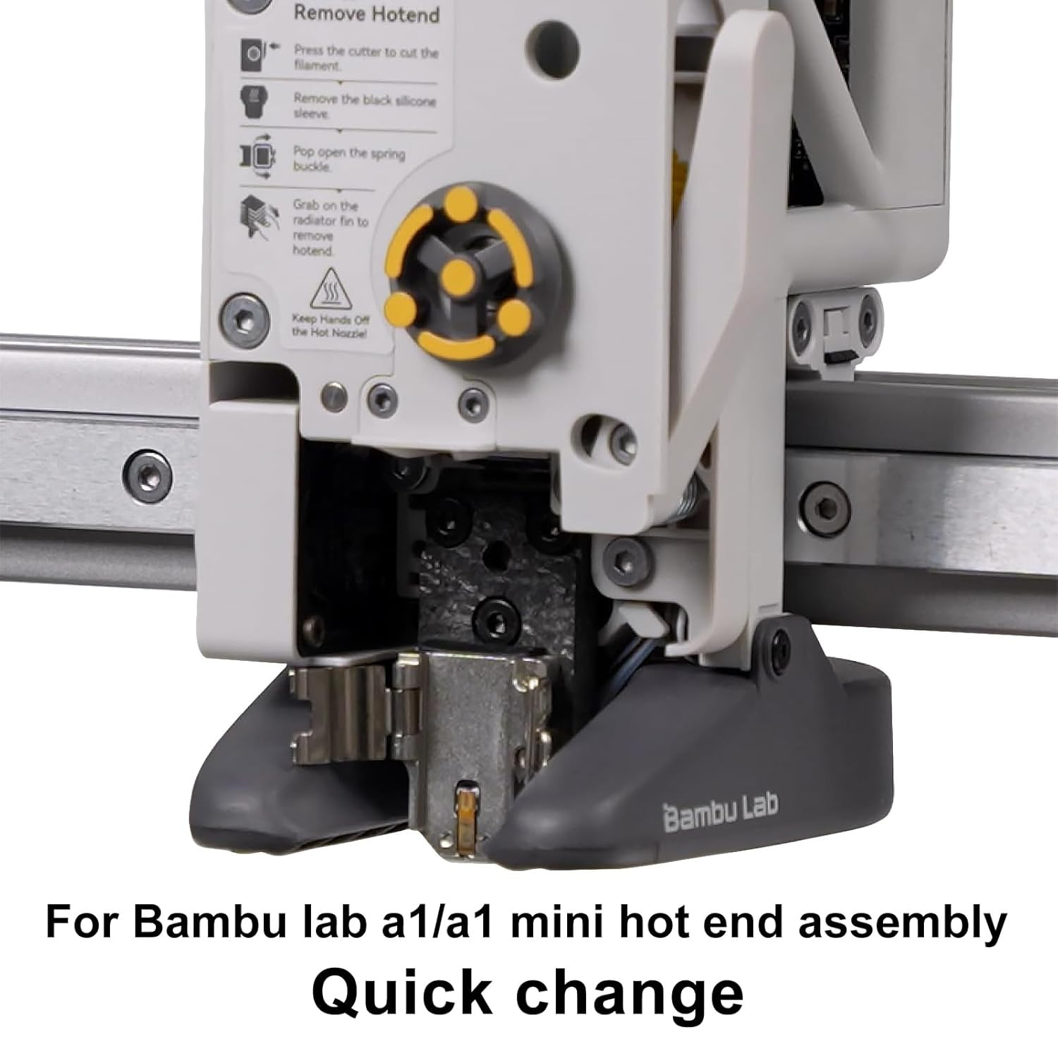 Upgraded Bamboo Lab A1 Hotend Heating Assembly Kit for Bambu Lab A1, A1 Mini 3D