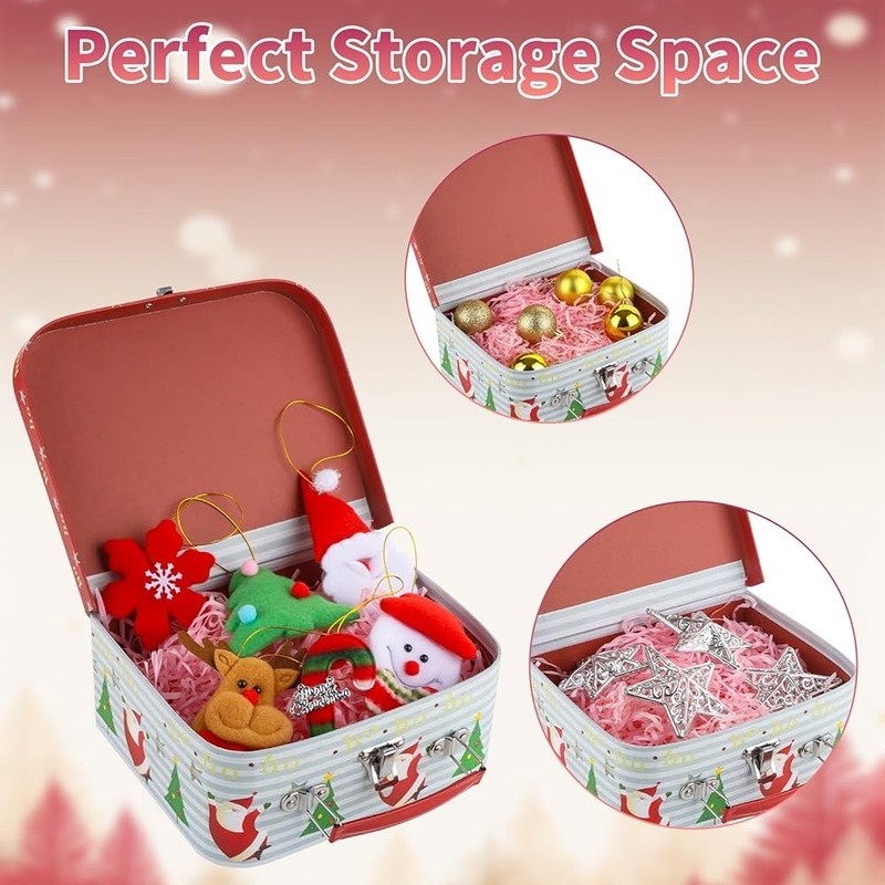 Decorative Cardboard Storage Boxes Stackable Organizers Home & Gift Wrapping New