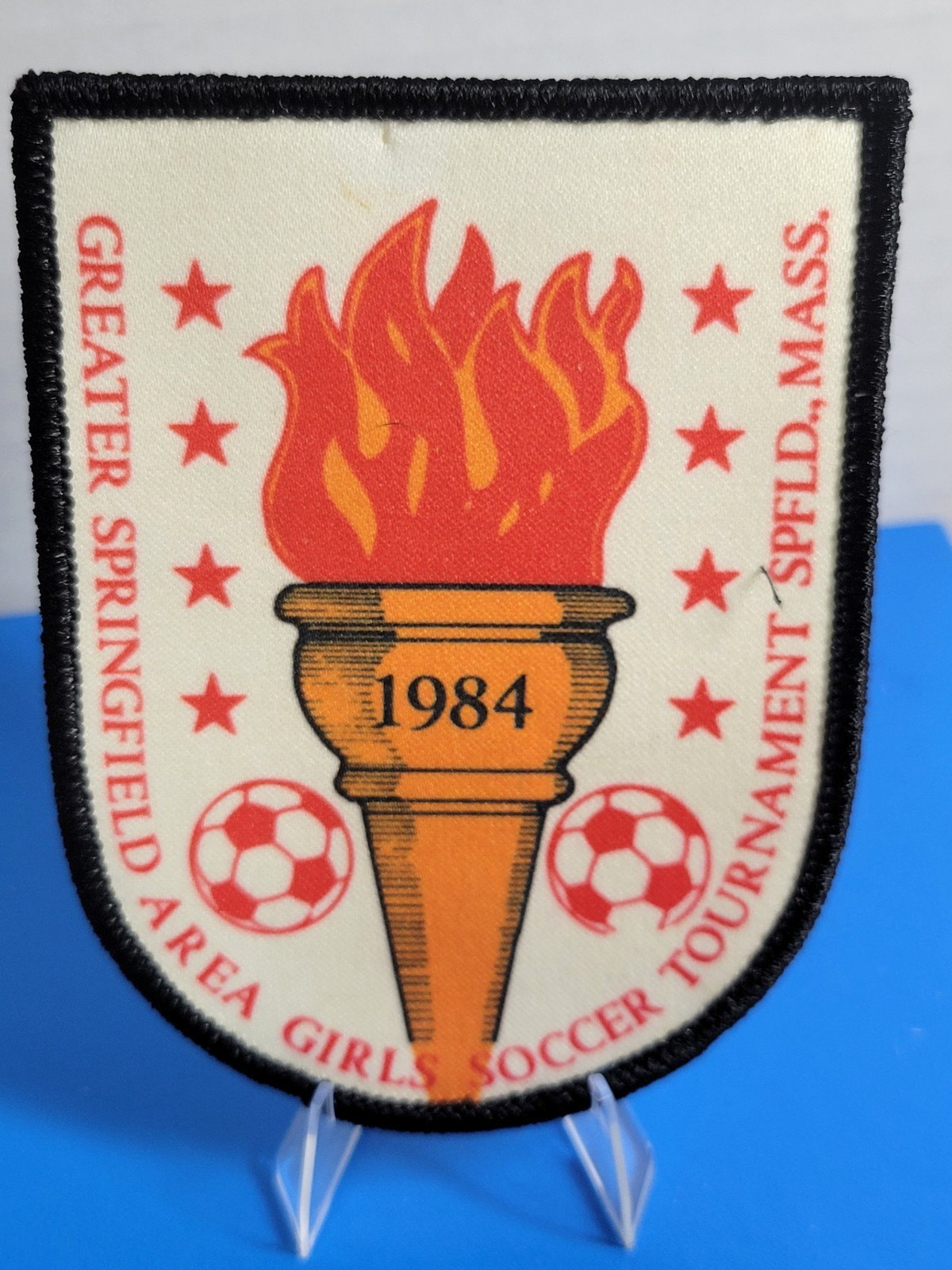 Greater Springfield Massachusetts Area Girls Soccer Tournament 1984 Patch