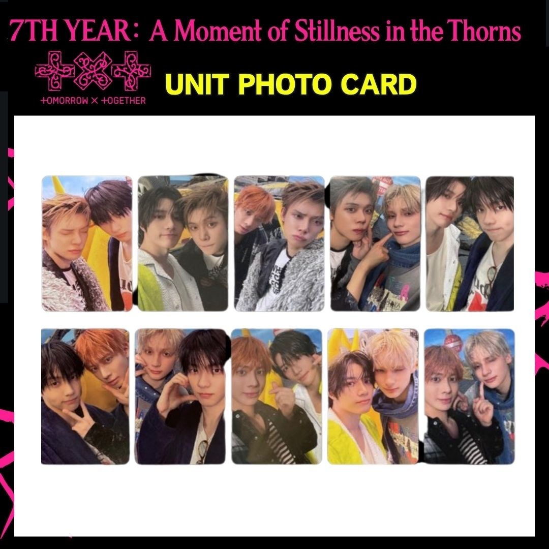 TXT 7TH YEAR:A Moment of Stillness in the Thorn 8th Mini Album UNIT photo card