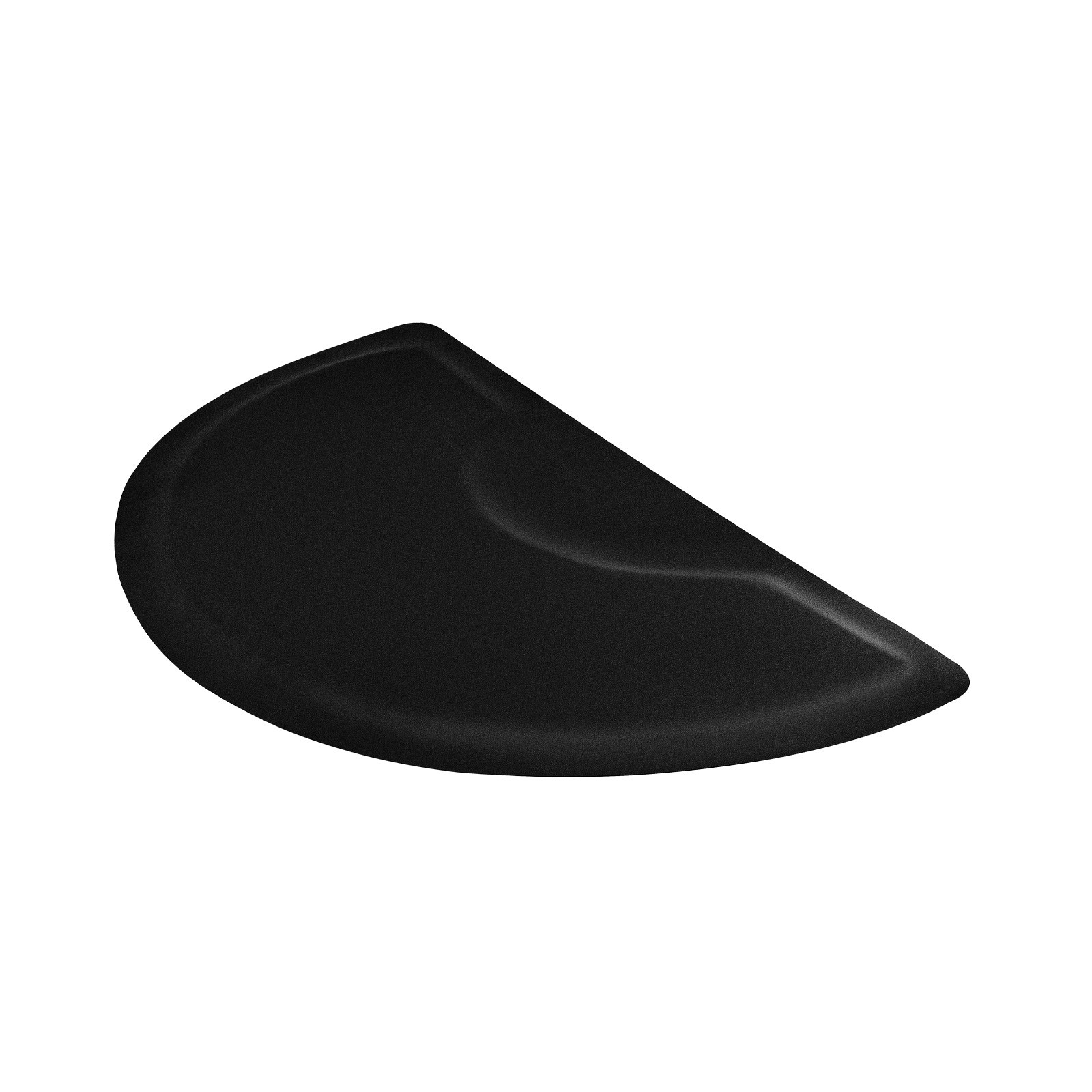 Uimoso Salon Mat for Hair Stylist 3 x 5 FT Semicircle Salon Chair Mat 1/2" Thick