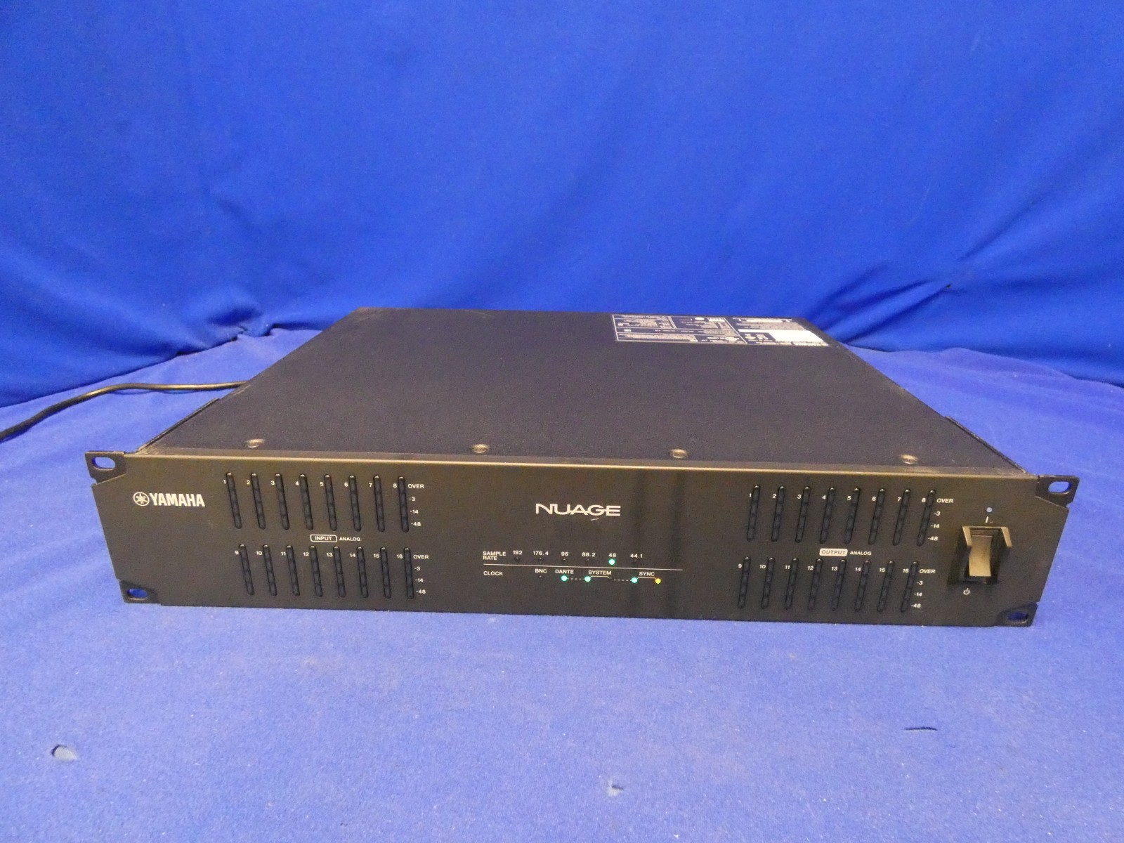 Yamaha NUAGE Nio500-A16 Analog I/O Audio Interface w/Dante, Power Cord