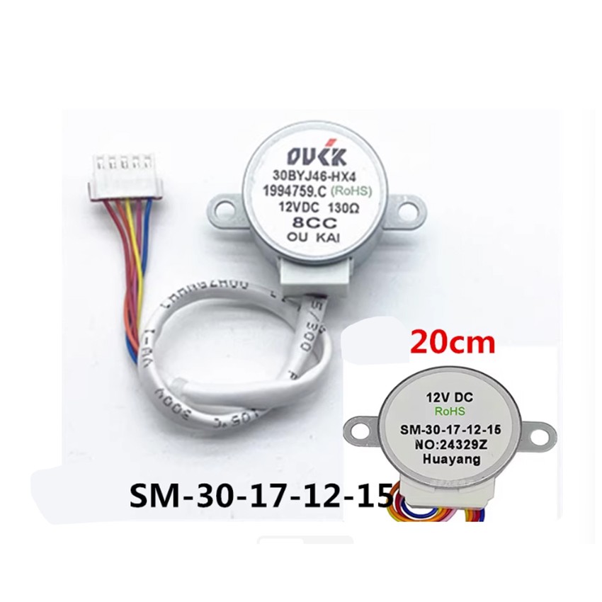 For Midea 2P Wall-Mounted Air Conditioner Blade Synchronous Motor SM-30-17-12-15