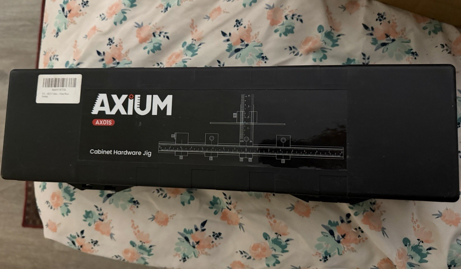 AXIUM AX015 Cabinet Hardware Drilling Jig Template Tool, Aluminum, Black
