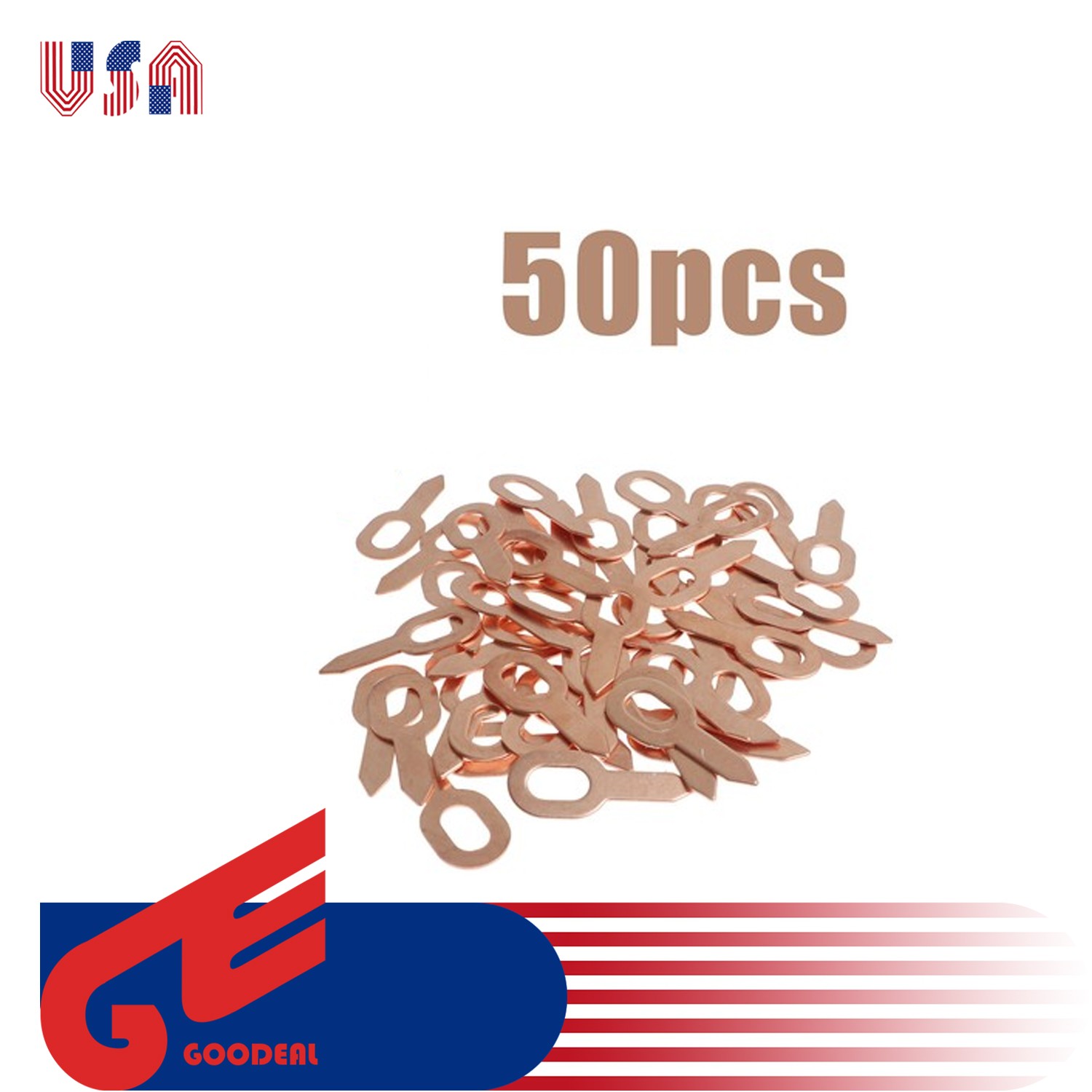 50Pcs Dent Repair Puller OT Gasket Tool Fit for Spot Welding Welder Body