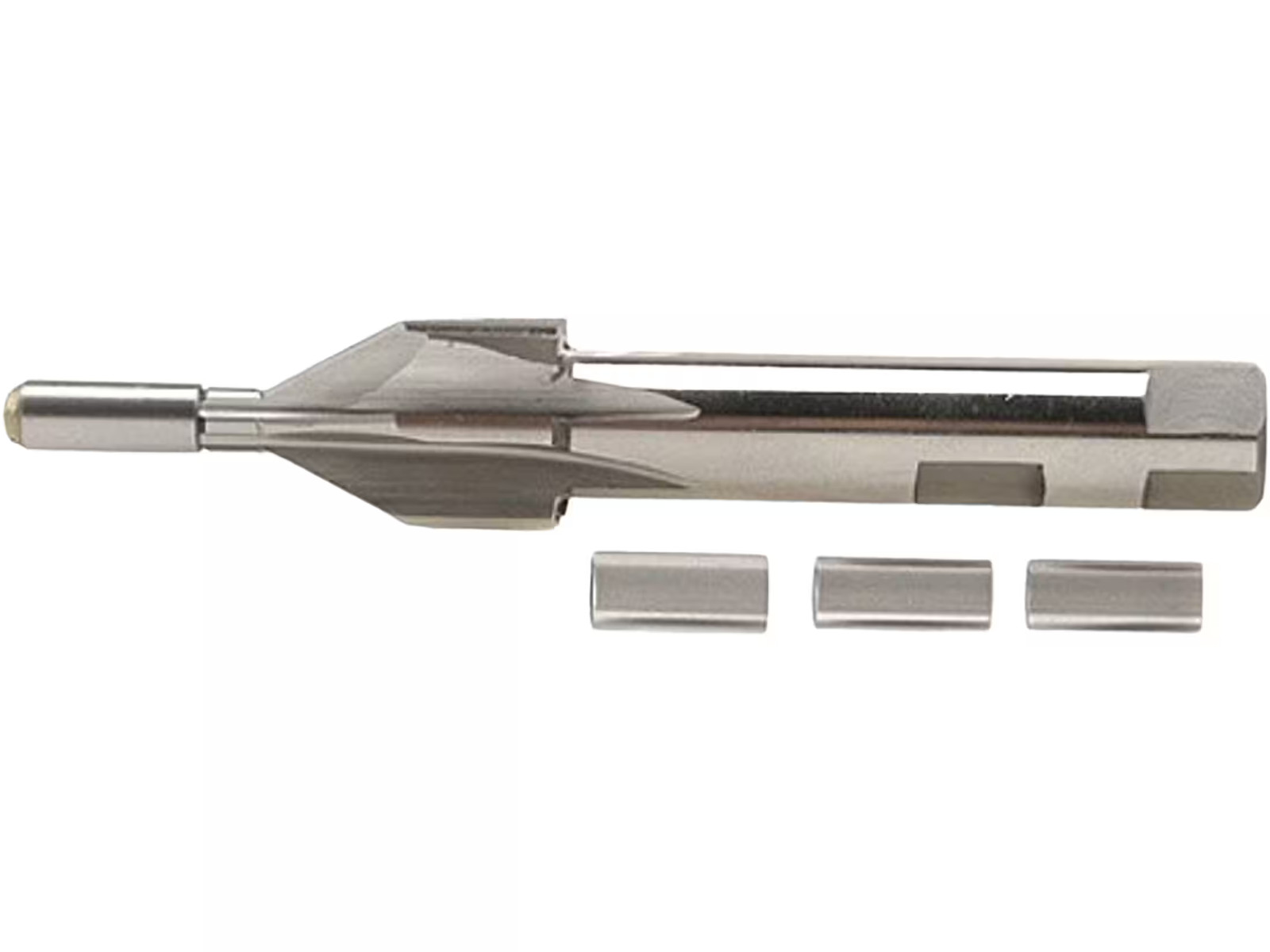 PTG 60-Degree Center Reamer with 30 Caliber and Up 4 Pilot Set (.300, .312,