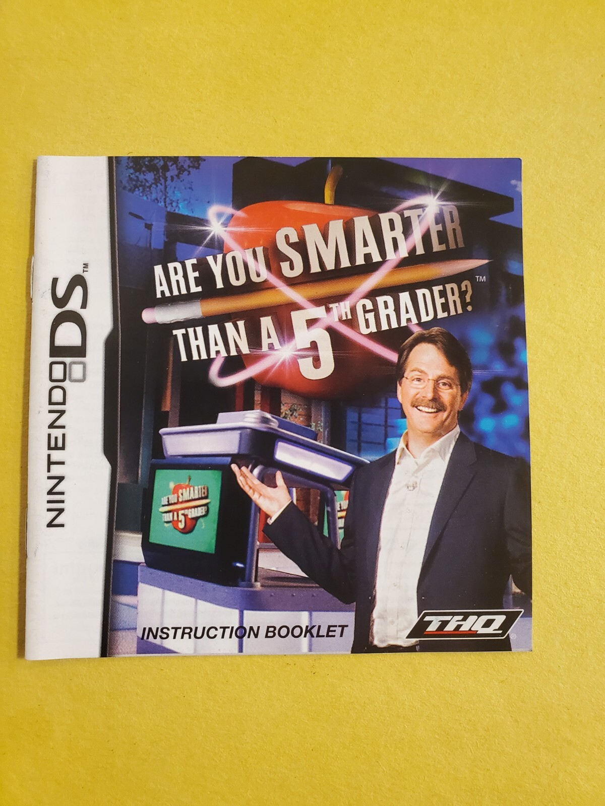 Nintendo DS Are You Smarter Than a 5th Grader Manual ONLY