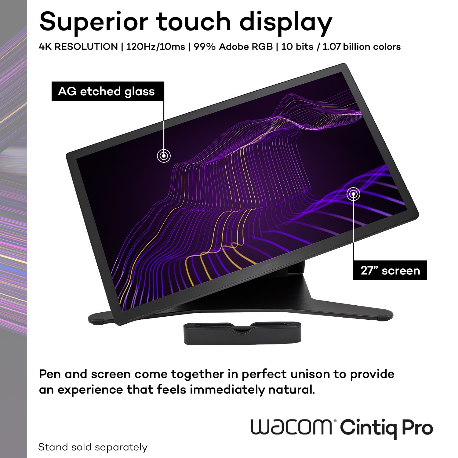 Wacom Cintiq Pro 27 Creative Pen Display, New