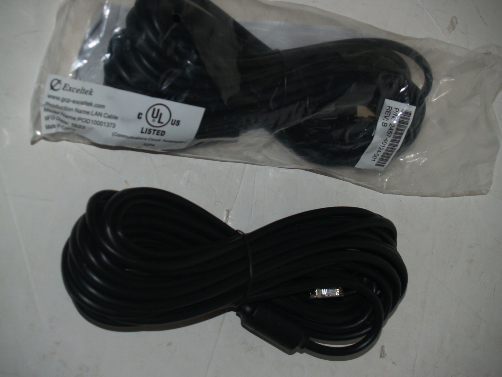 BRAND New Polycom 2457-40124-001 245740124001 25' LAN Ethernet POE Cbl. Shielded