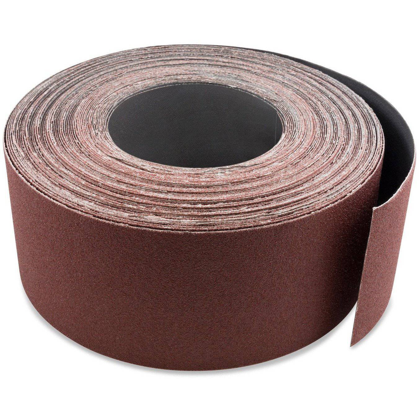 4 inch X 60 FT Woodworking Sandpaper Roll Aluminum Oxide Drum Sander Strip Roll