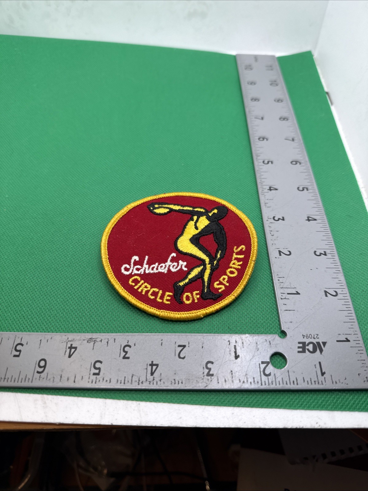 Schaefer Circle of Sports Emblem Patch 78A-1750Q