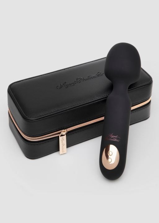 Agent Provocateur X Lovehoney The Rumba Silicone Wand Vibrator Black