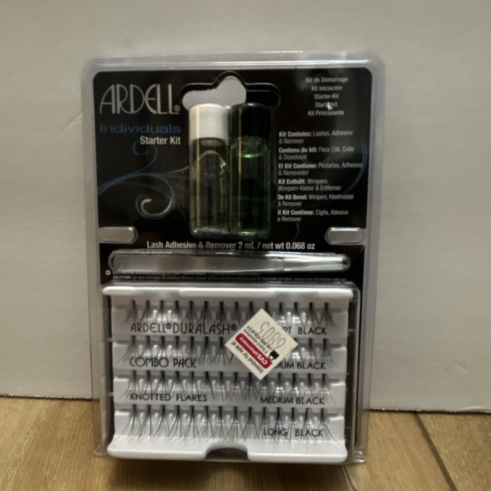 Ardell DuraLash Individuals Starter Kit Knotted Flares Combo Pack Black