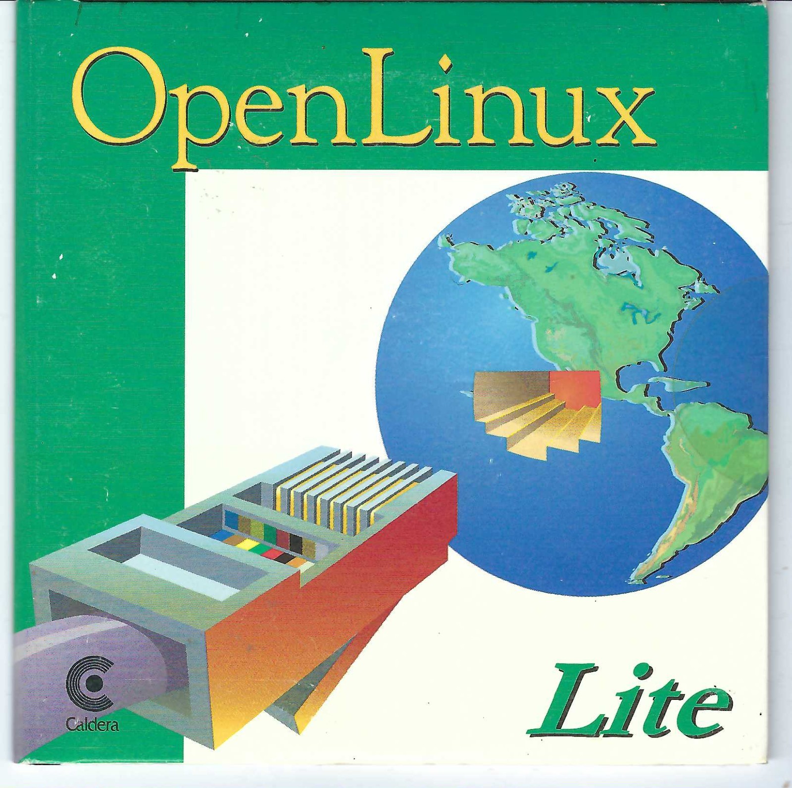 ITHistory (1990s) IBM PC Software  OPEN LINUX LITE (Caldera) CD