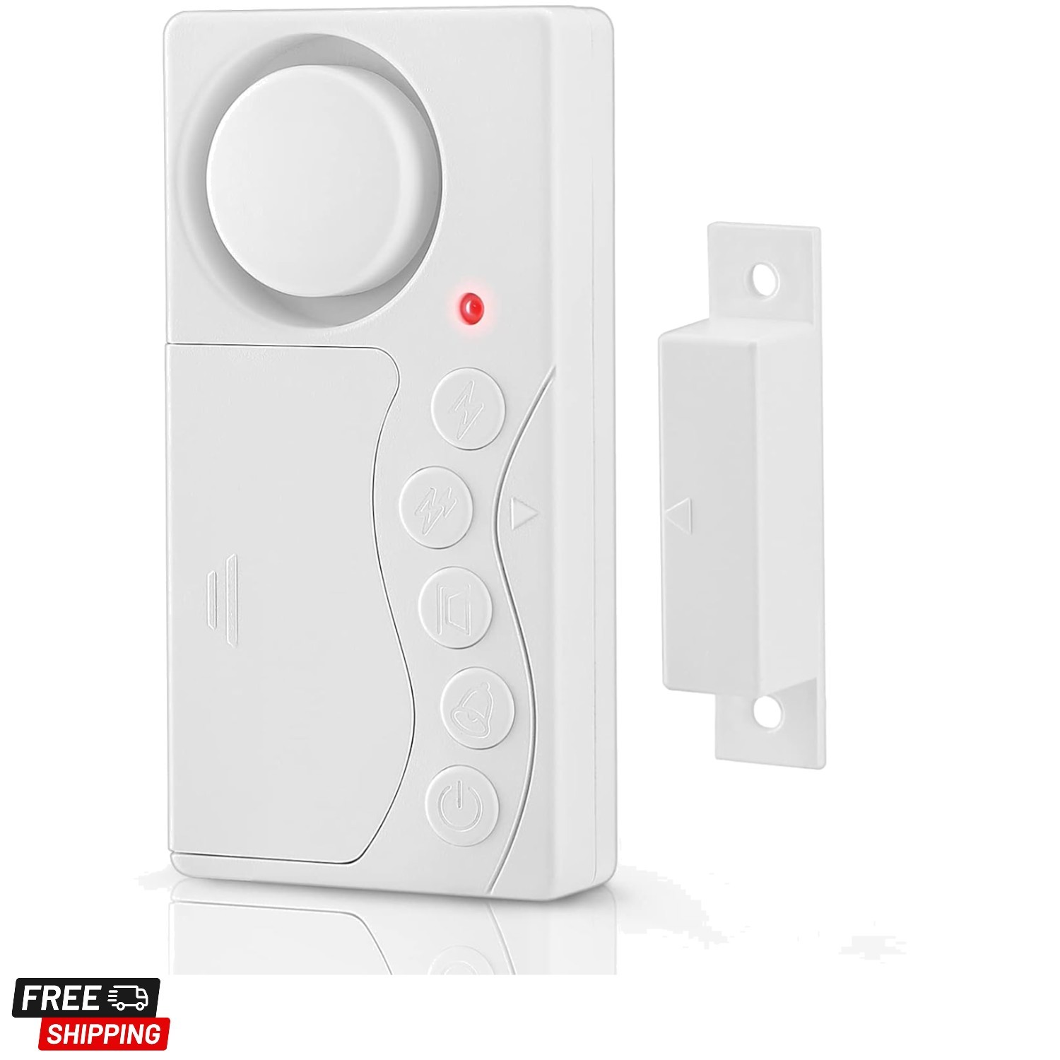 Freezer Door Alarm with Delay When Left Open, 3/15/30/60 Seconds Adjustable D...