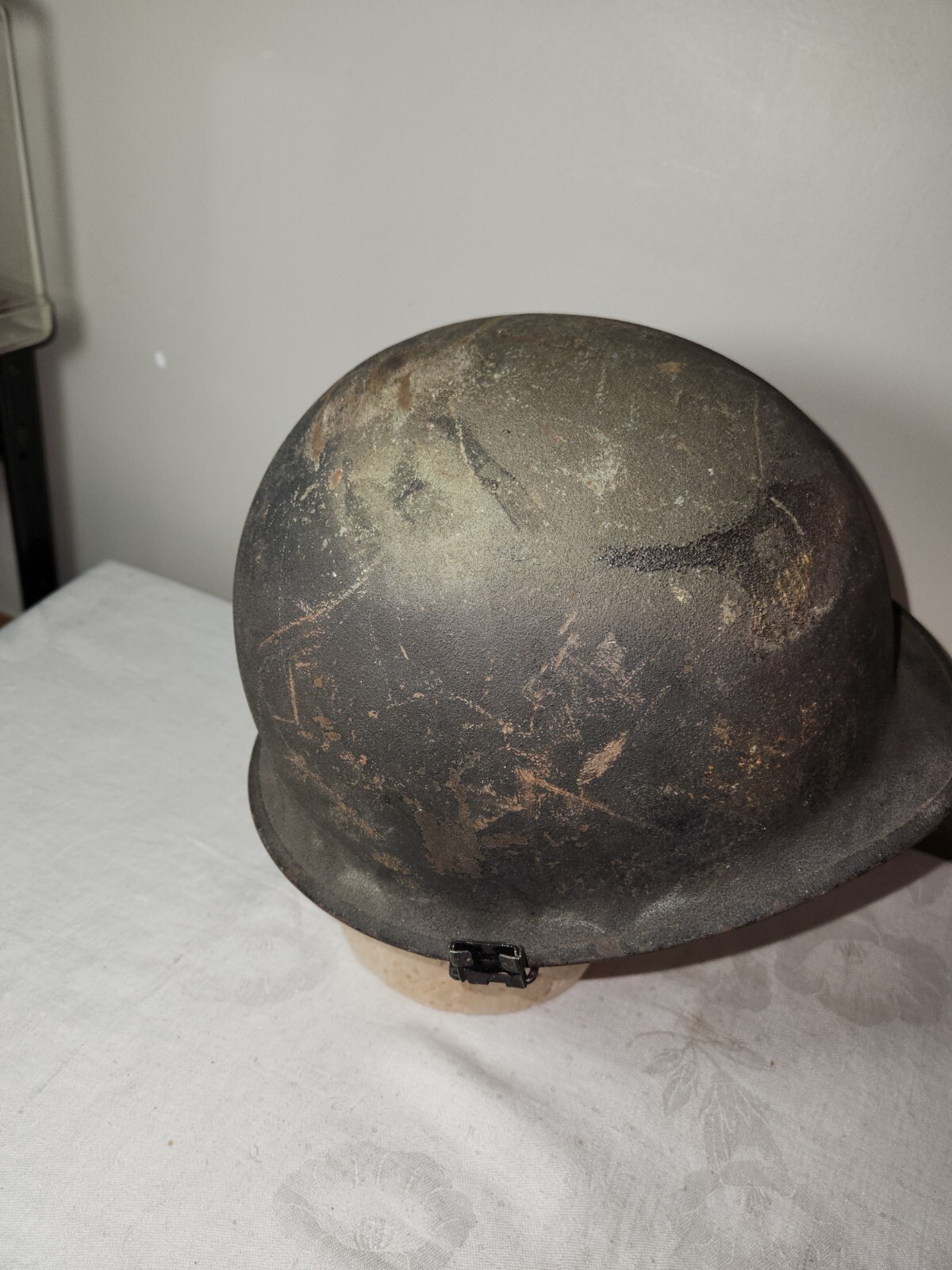 Vintage Vietnam War US Army "Black" M1 Pot Helmet Shell