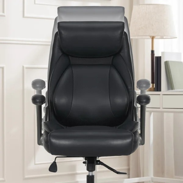 La-Z-Boy Air Lumbar Manager Office Chair, Reclining Chair with Memory Foam Seat